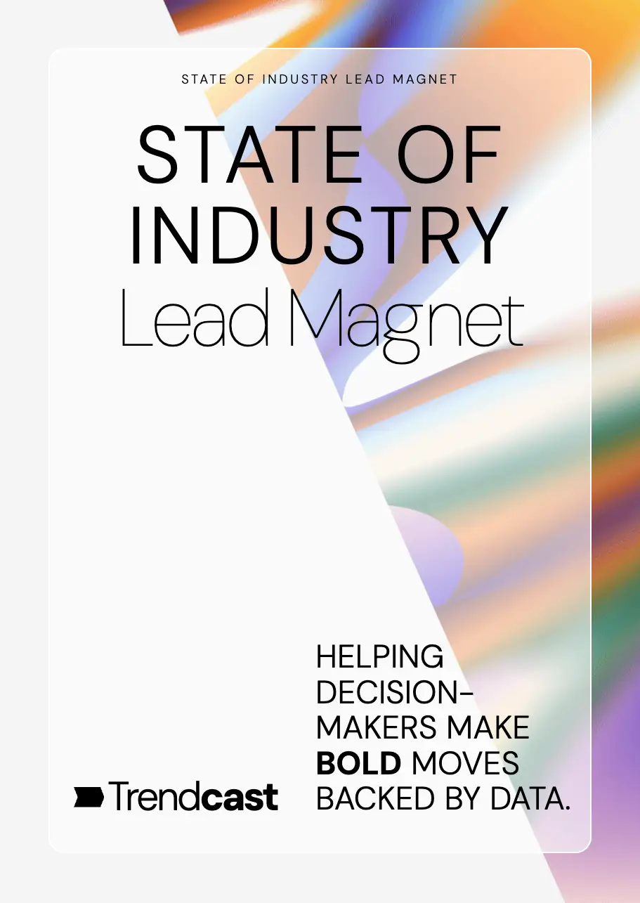 Industry report lead magnet template preview