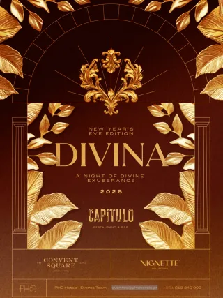 Cover of the new year's eve offer by Capítulo Restaurante & Bar