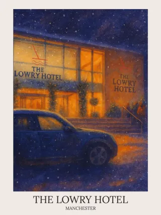 Cover of the christmas brochure by The Lowry Hotel
