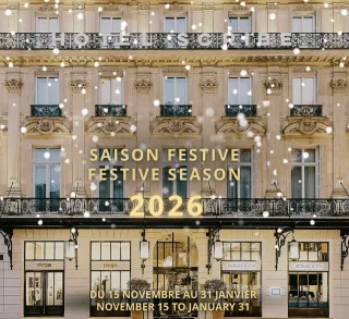 Cover of the festive brochure by Sofitel Le Scribe Paris Opéra