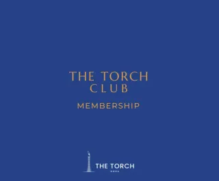 Cover of the club brochure by The Torch Club