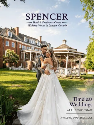 Cover of the wedding brochure by Spencer Hotel