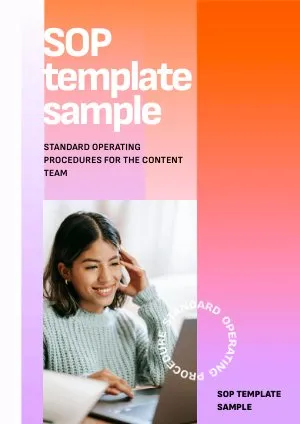 Engaging SOP For Content Team Template